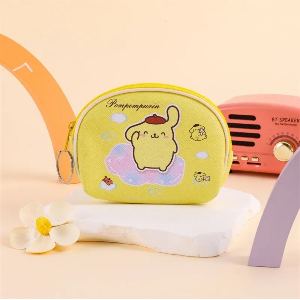 Pompompurin Coin Purse Zipper Yellow